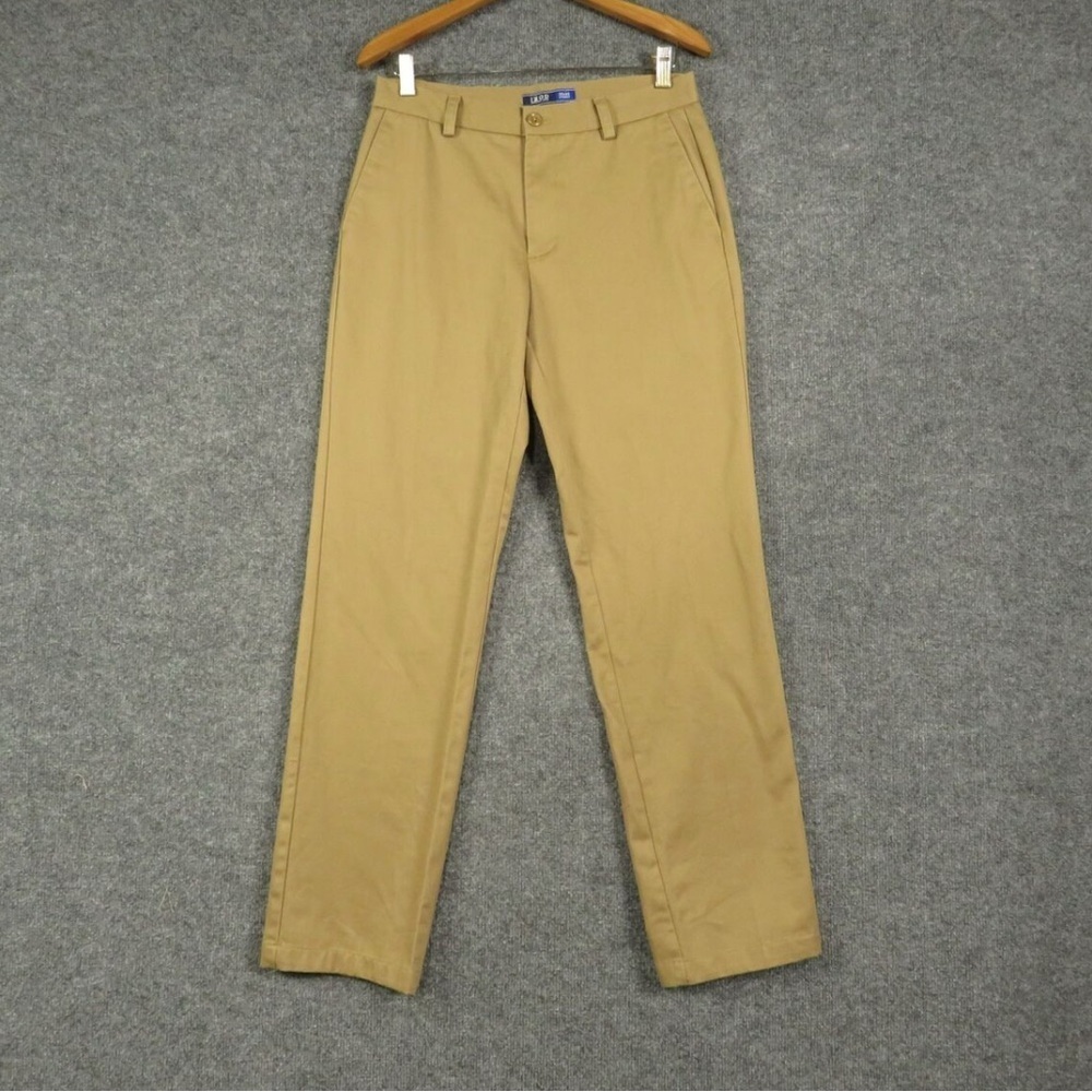 IZOD Men's Khaki Pants EA083 - Picture 2 of 4